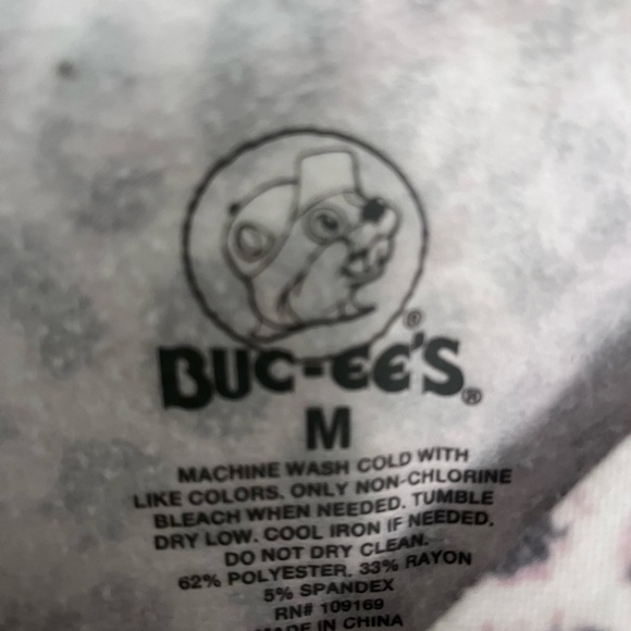 Buc-ees Leopard Print Sweatshirt with Cartoon Graphic - Picture 5 of 5
